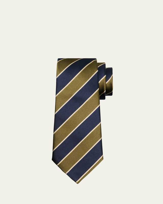 Striped Tie Silk